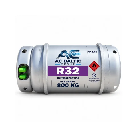 AC Baltic Group R32 refrigerant cylinder, 800 kg net