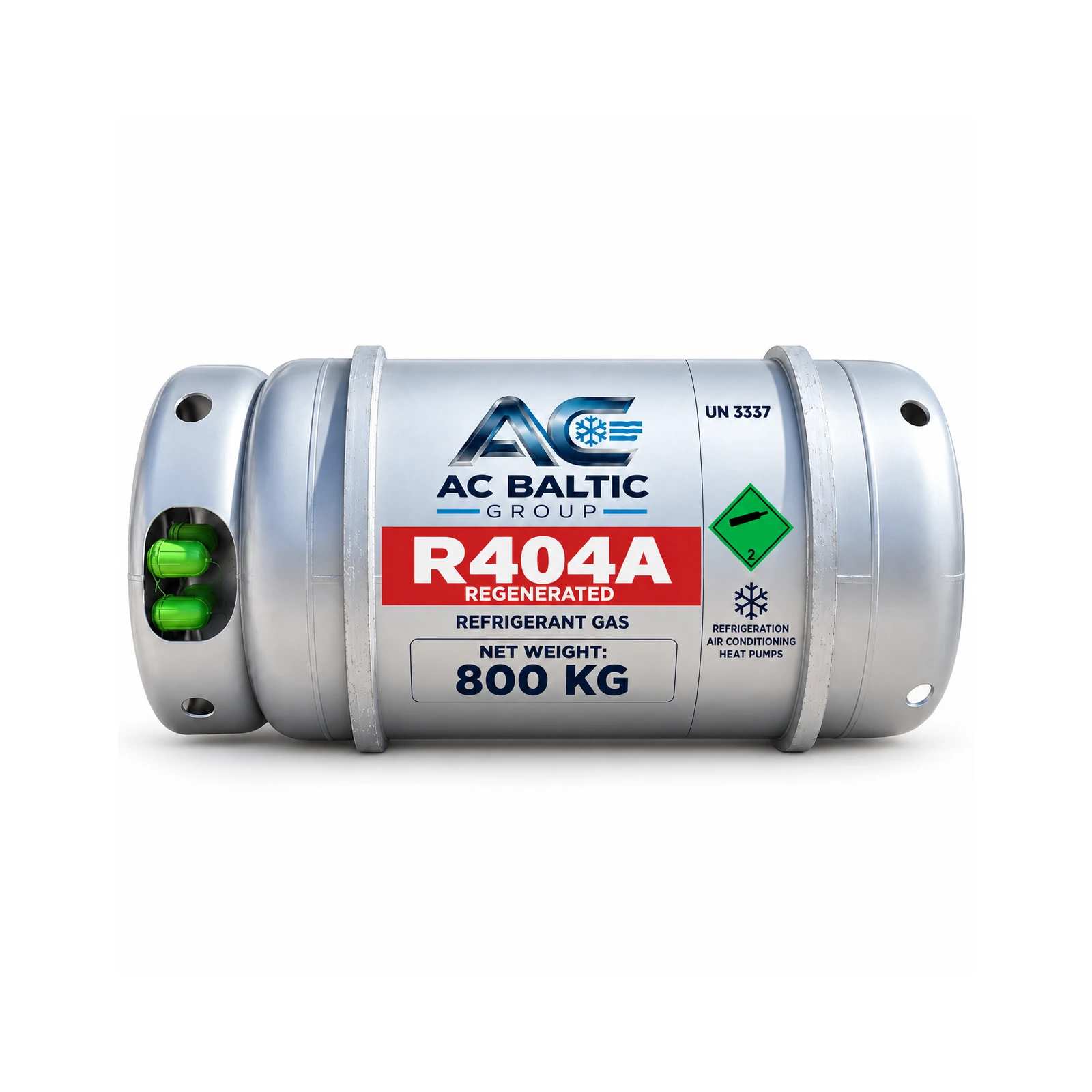 AC Baltic Group R404A REGENERATED refrigeranta balons, 800 kg